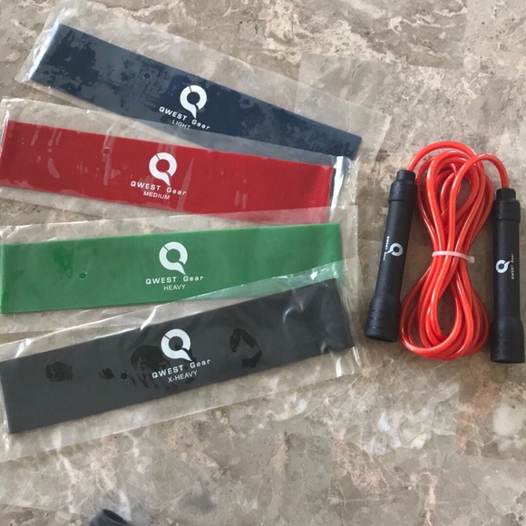 Quest Gear Other - SALE One Set of Resistance Bands and One Jump Rope